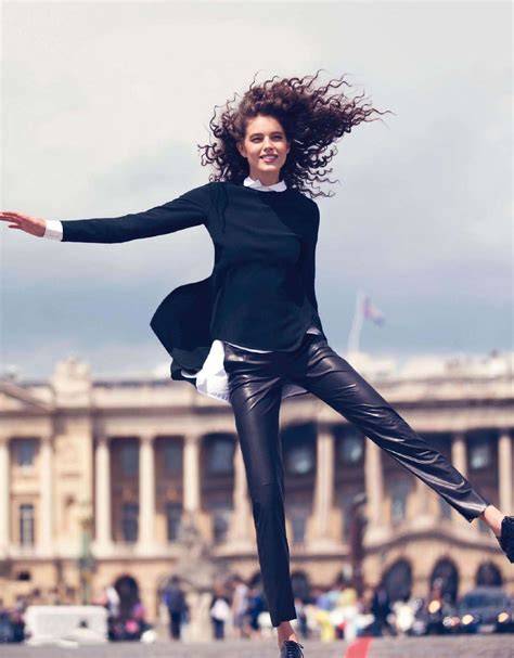 Emily Didonato By David Bellemere For Vogue Paris Cos Leather Pants
