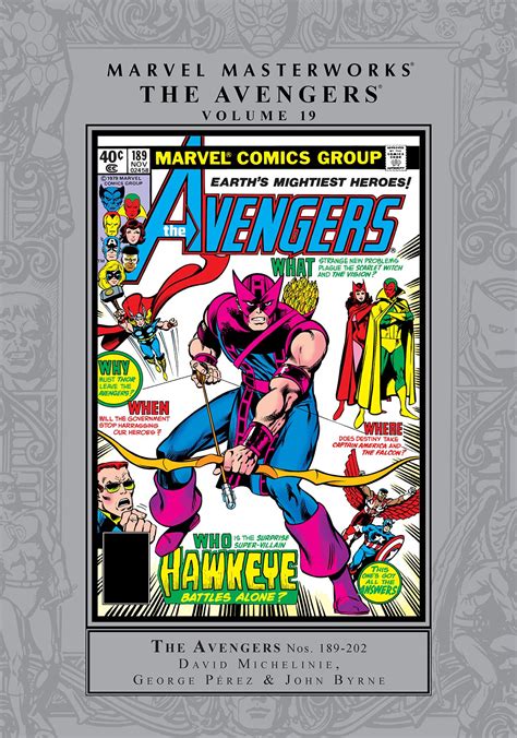 Marvel Masterworks The Avengers Vol 19 Hardcover Comic Issues
