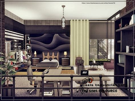 Oasis Industrial Loft By Danuta720 From Tsr • Sims 4 Downloads