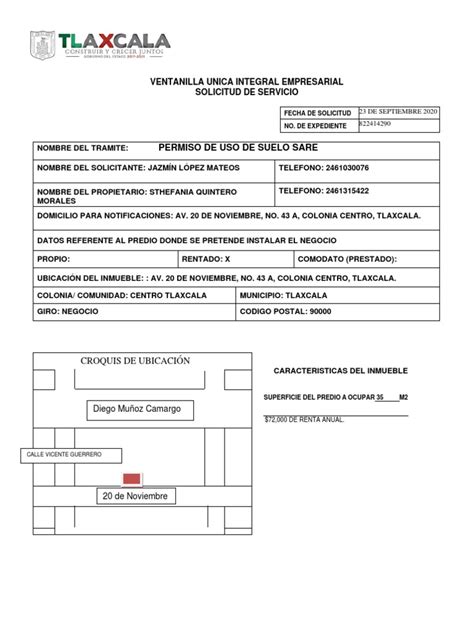 Permiso De Uso De Suelo Pdf