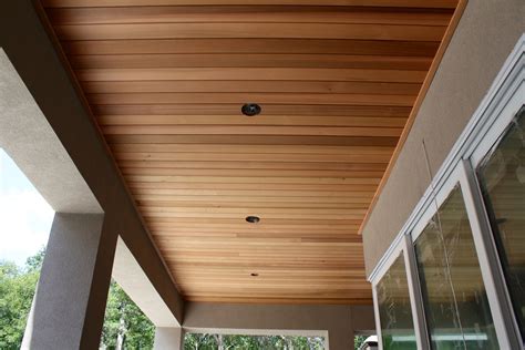 Picture Of Cedar Timber Ceiling Wood Cladding Exterior Modern Front