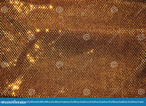 Texture Gold Fabric With Glitter And Fine Relief Stock Photo Image