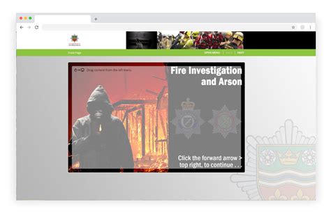 Uk Fire And Rescue Services E Learning Authoring