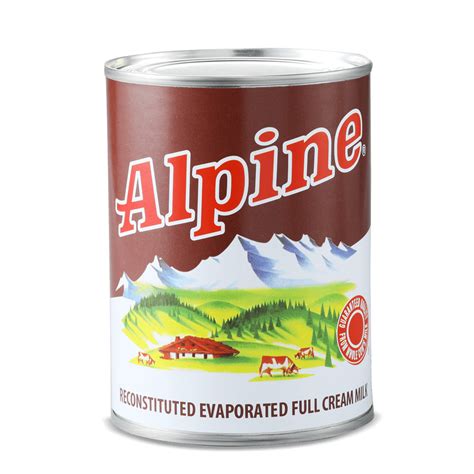 Alpine Evaporated Full Cream Milk Alaska Milk Corporation