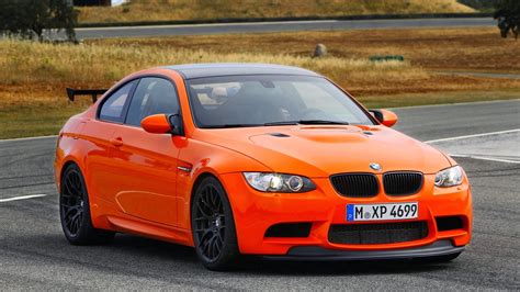 Bmw M3 Gts Orange Car High Definition Wallpapers Hd Wallpapers