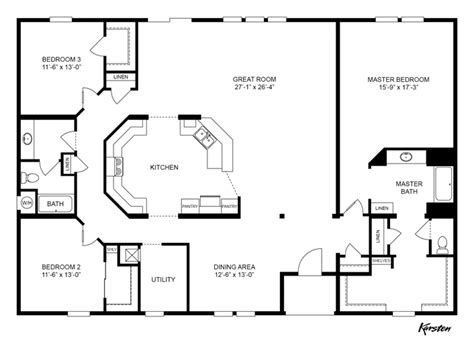 Mobile home floor plans come in the various formats: master bathroom! Clayton Homes | Home Floor Plan ...