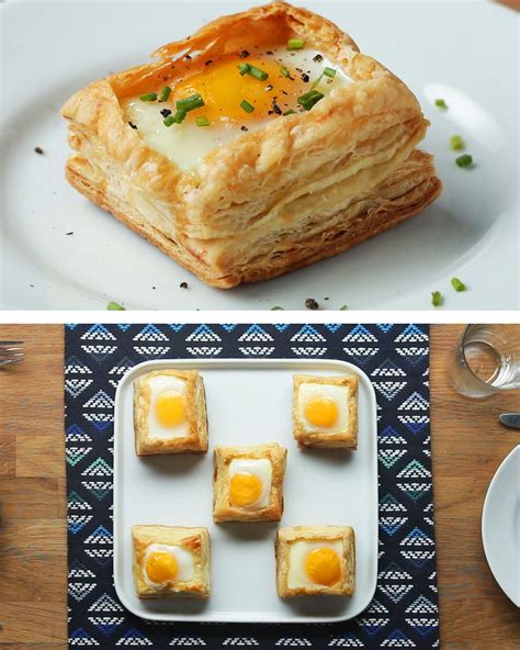 Puff Pastry Breakfast Cups Recipe By Tasty Easy Brunch Recipes