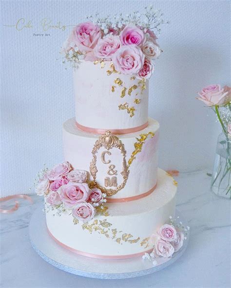 Hr Sur Instagram Wedding Cake Romantique Pour Ma Belle Mélissa Qui M