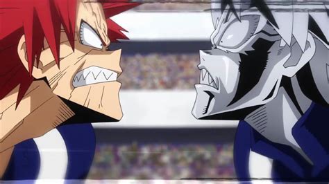 Boku No Hero Academia Kirishima Vs Tetsutetsu Anime Boku No Hero