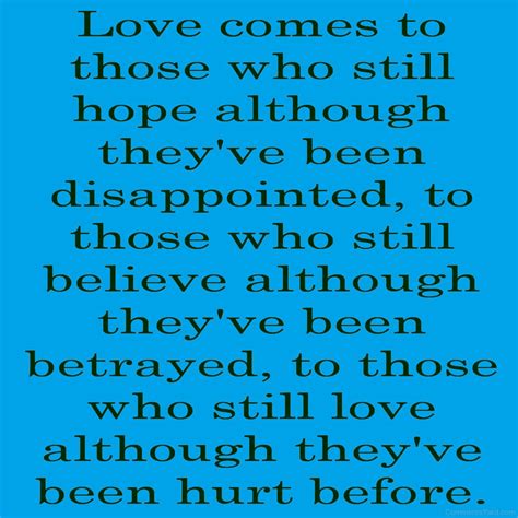 Quotes About Love Disappointment 58 Quotes