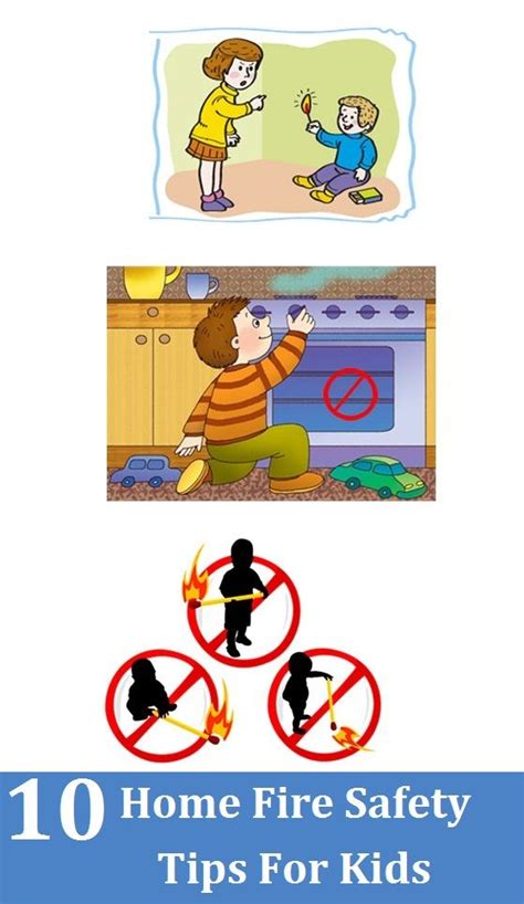 Top 10 Home Fire Safety Tips For Kids Fire Safety Tips Safety Rules
