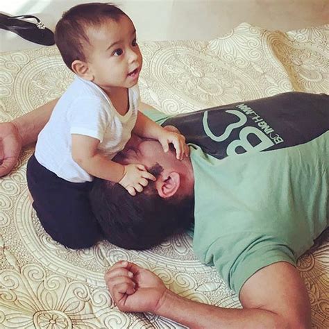 Check Out Salman Khan And His Baby Nephew Ahils Playful Moments