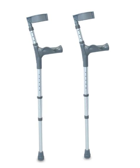 Adjustable Crutches Available As A Single Crutch Or A Pair