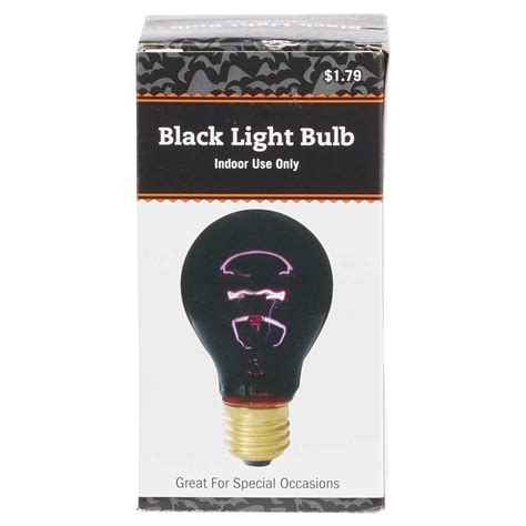 Halloween Black Light Bulb 75 Watt Classic Meijer Grocery Pharmacy