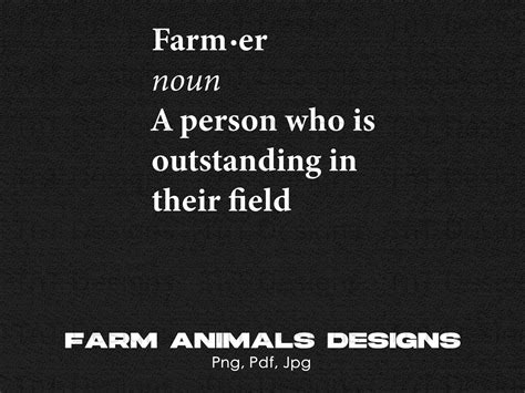 farmer noun a person who is outstanding in their field digital png design file instant download