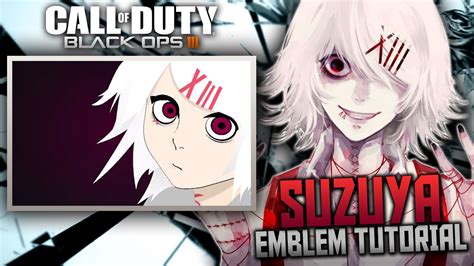 Black Ops 3 Juuzou Suzuya Anime Emblem Tutorial Tokyo Ghoul Youtube