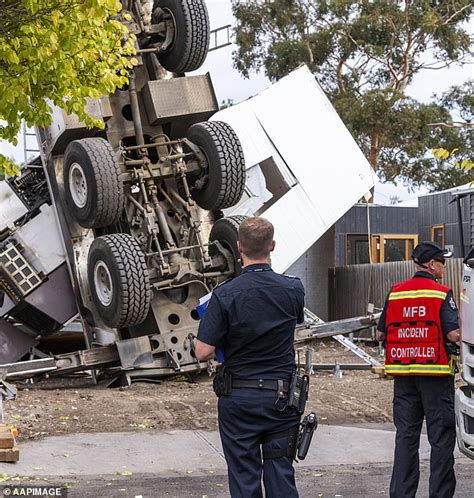 Two People Are Injured After A Crane Crashes Into A Melbourne House