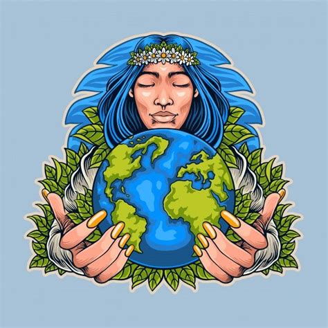 Premium Vector Illustration Of Mother Earth Day Mother Earth