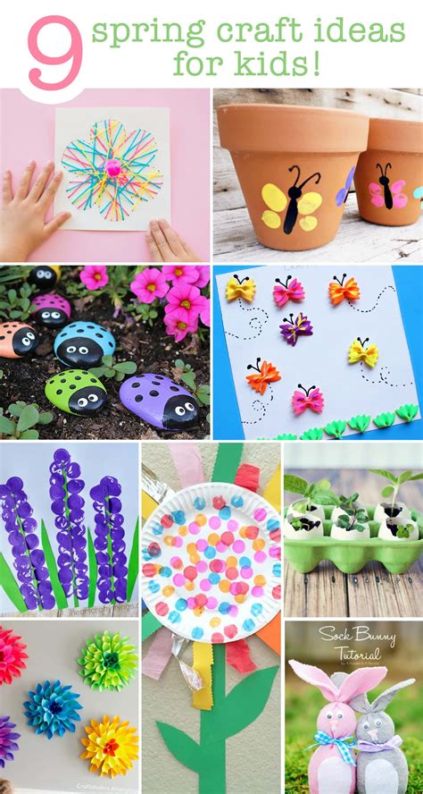 9 Spring Craft Ideas For The Kids | Save This List!