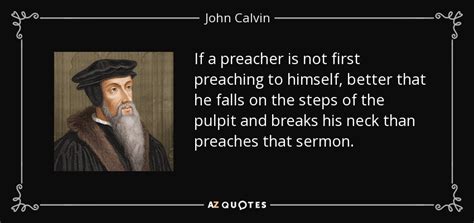 John Calvin Preaching