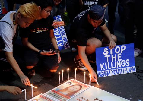 Philippines 4 Human Rights Activists Killed In 2 Days Police Say