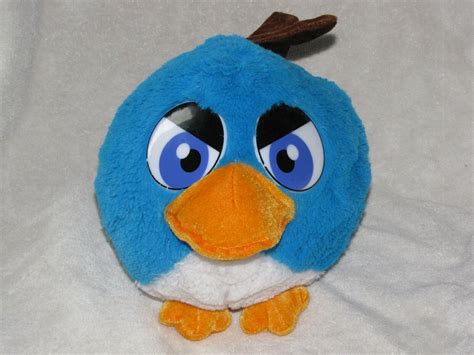 Ideal Toys Direct Stuffed Plush Knockoff Bootleg Angry Birds Ball Blue