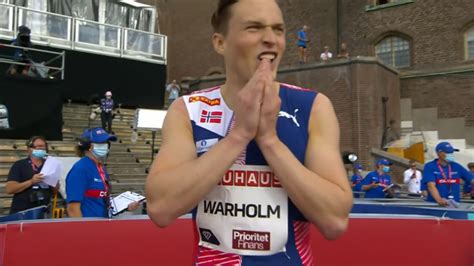 Warholm, 46.70 saniyelik süresiyle erkekler 400 metre engellide abd'li kevin young'ın 29 yıllık dünya rekorunu ele geçirdi. Karsten Warholm Just Misses 400m Hurdles World Record ...
