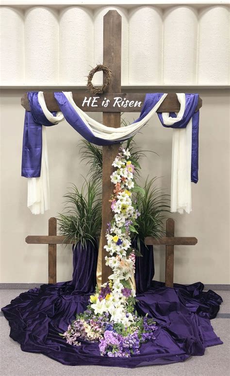 Christian Table Decorations For Easter In 2021 Church Easter