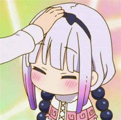 More Headpatsss Cute Anime Character Miss Kobayashis Dragon Maid