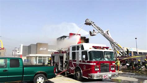 Massive Fire Destroys Mcdonalds Restaurant 2015 Youtube