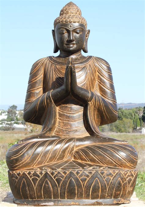 Sold Stone Namaste Garden Buddha Statue 42 96ls252 Hindu Gods