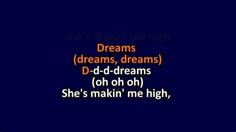 Beck Dreams Karaoke Instrumental Lyrics Youtube