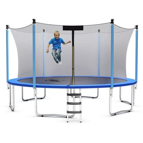 Gymax 121415 Ft Trampoline Combo Bounding Bed Trampoline W Ladder