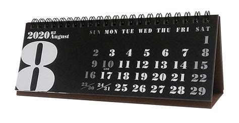 Cdjapan Desktop Black Slim Schedule Calendar 2020 Try X Ltd