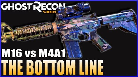 M16 Vs M4a1 Damage Comparison Ghost Recon Wildlands Gameplay Youtube