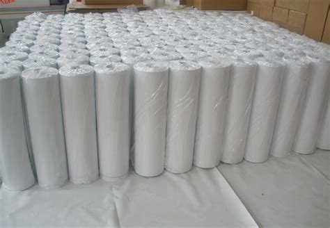 100 120 150 180 200 250 Micron White Poly Plastic Sheet Rolls For