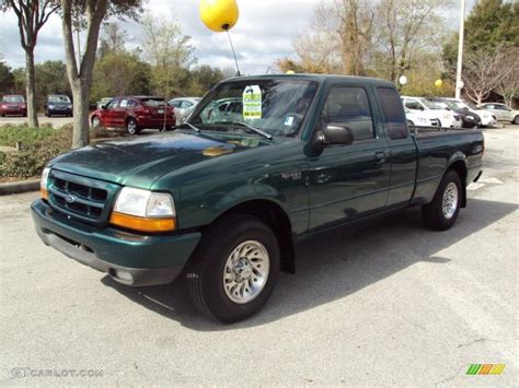 1999 Amazon Green Metallic Ford Ranger Xlt Extended Cab 26258915 Photo