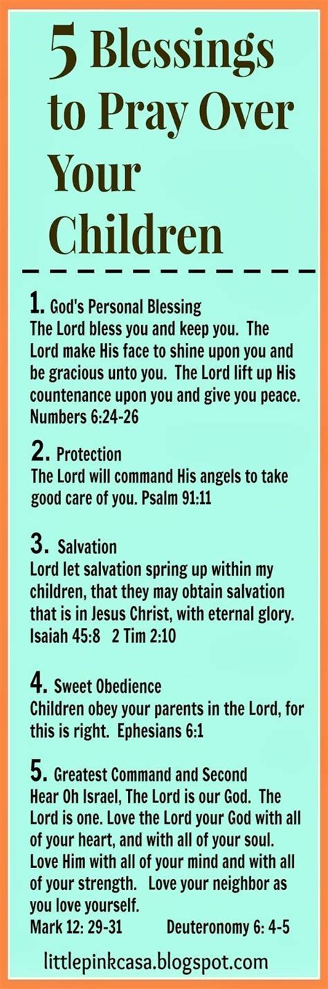 5 Powerful Blessings To Pray Over Your Children Prayer For My
