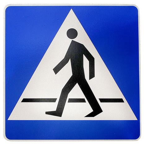 Free Pedestrian Crossing Sign Stock Photo