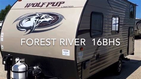 Forest River Wolf Pup 16bhs Small Camper Lightweight Travel Trailer Youtube