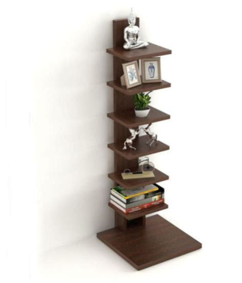 Bluewud Osvil Floor Standing Book Shelf Rack Display Case Wenge Buy