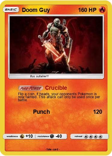 Pokémon Doom Guy 38 38 Crucible My Pokemon Card