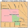 Northfield Illinois Street Map 1753663