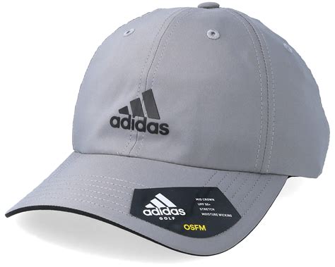 Mens Golf Cap Grey Adjustable Adidas Cap