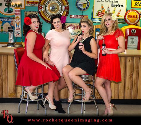mom and daughters go pinup by rocketqueenimaging on deviantart