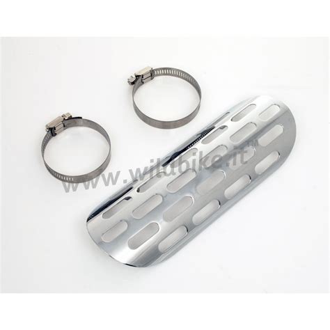 Heat Shield Perforated Lenght 23 Cmoem Hd 85203 84 Chrome For Exhaust