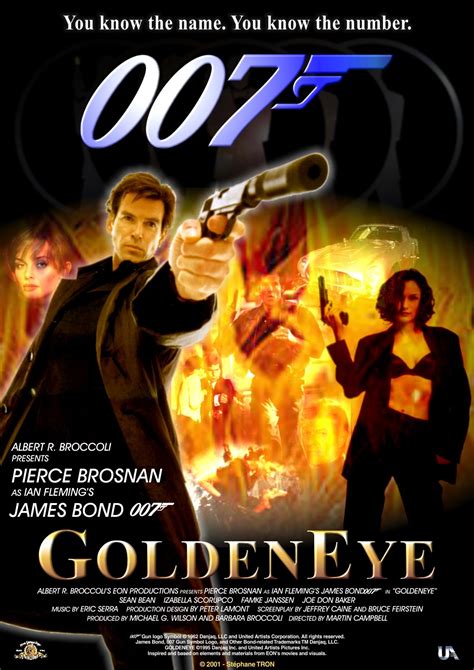 Goldeneye Poster 1 James Bond Pierce Brosnan Joe Don Baker