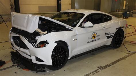 Euro Spec Ford Mustang In Euro Ncap Crash Test Photo