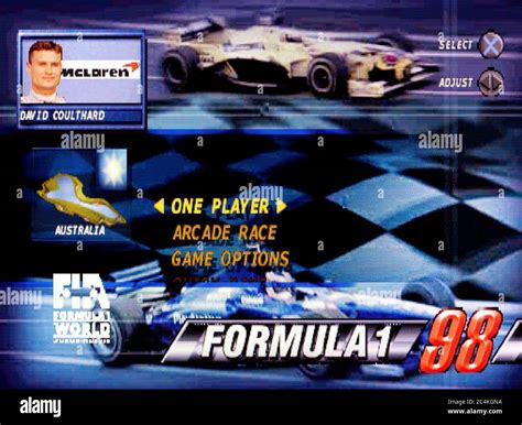 Formula 1 98 Sony Playstation 1 Ps1 Psx Editorial Use Only Stock