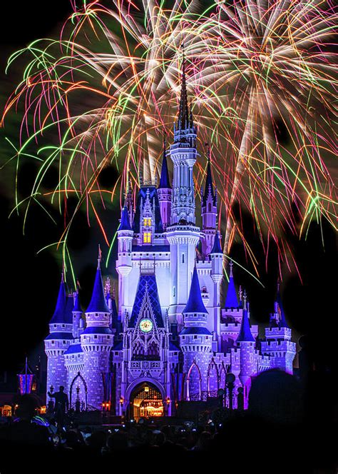 Disney World Fireworks Photograph By Mark Chandler Pixels